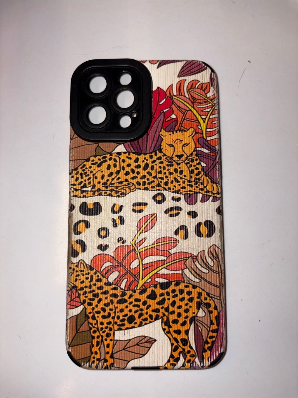 Amazon Leopard Print Phone Case - Orange, Brown, Pink
